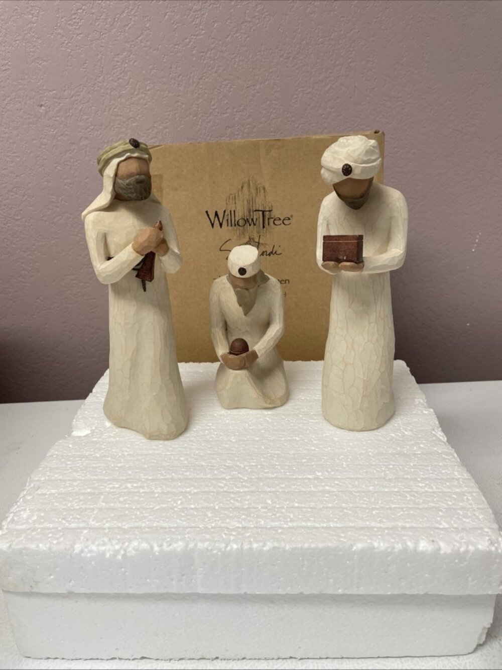 Willow Tree Nativity The Three Wisemen Figurines Demdaco Susan Lordi 26027 Boxed